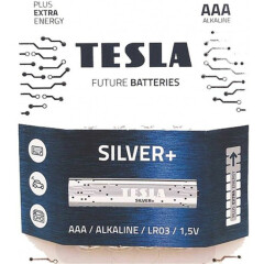 Батарейка TESLA Silver+ (AAA, 4 шт)