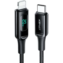 Кабель USB Type-C - Lightning, 1.2м, ACEFAST C6-01 Black