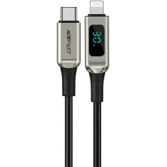 Кабель USB Type-C - Lightning, 1.2м, ACEFAST C6-01 Silver