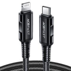 Кабель USB Type-C - Lightning, 1.8м, ACEFAST C4-01 Black