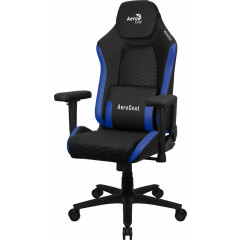 Игровое кресло Aerocool CROWN Leatherette Black Blue