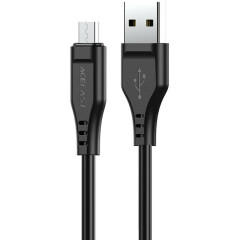 Кабель USB - microUSB, 1.2м, ACEFAST C3-09 Black