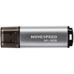 USB Flash накопитель 16Gb Move Speed M1 Silver