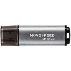 USB Flash накопитель 64Gb Move Speed M1 Silver