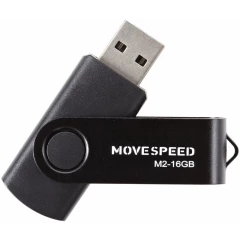 USB Flash накопитель 16Gb Move Speed M2 Black
