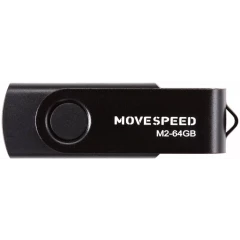 USB Flash накопитель 64Gb Move Speed M2 Black