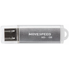 USB Flash накопитель 64Gb Move Speed M3 Silver