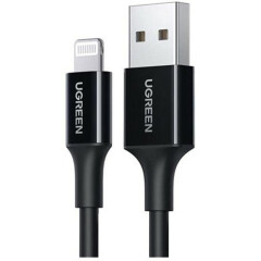 Кабель USB - Lightning, 2м, UGREEN US155 Black