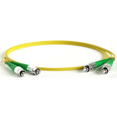 Патч-корд Hyperline FC-D2-9-FC/AR-FC/AR-H-5M-LSZH-YL, 5м