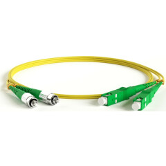 Патч-корд Hyperline FC-D2-9-FC/AR-SC/AR-H-5M-LSZH-YL, 5м