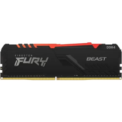 Оперативная память 8Gb DDR4 3200MHz Kingston Fury Beast RGB (KF432C16BBA/8-SP)