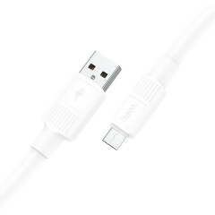 Кабель USB - microUSB, 1м, HOCO X84 White (HC-70998)