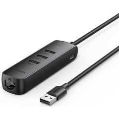 USB-концентратор UGREEN CM416 Black (20984)