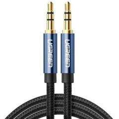 Кабель 3.5 Jack (M) - 3.5 Jack (M), 2м, UGREEN AV112 Blue