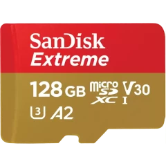 Карта памяти 128Gb MicroSD SanDisk Extreme (SDSQXAA-128G-GN6GN)