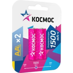 Аккумулятор КОСМОС R6 (AA, 1500 mAh, 2 шт.)