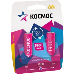 Аккумулятор КОСМОС R6 (AA, 1900 mAh, 2 шт.)