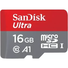 Карта памяти 16Gb MicroSD SanDisk Ultra (SDSQUAR-016G-GN6MN)