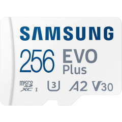 Карта памяти 256Gb MicroSD Samsung EVO Plus + SD адаптер (MB-MC256KA/APC)