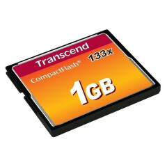 Карта памяти 1Gb Compact Flash Transcend 133x (TS1GCF133)