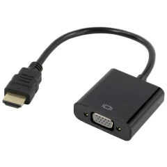 Переходник HDMI (M) - VGA (F) + audio, KS-IS KS-426