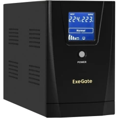 ИБП Exegate SpecialPro Smart LLB-2000.LCD.AVR.1SH.2C13.RJ.USB