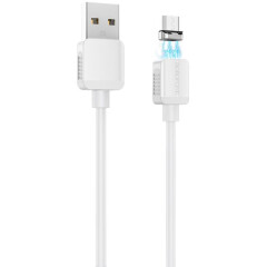 Кабель USB - microUSB, 1м, Borofone BX57 White