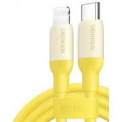 Кабель USB Type-C - Lightning, 1м, UGREEN US387 Yellow