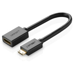 Переходник HDMI (F) - Mini HDMI (M), UGREEN 20137