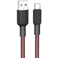 Кабель USB - USB Type-C, 1м, HOCO X69 Red (HC-60258)