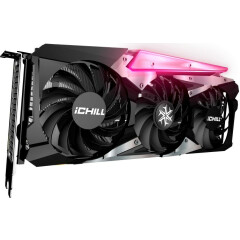 Видеокарта NVIDIA GeForce RTX 3060 Ti INNO3D iChill X3 RED 8Gb LHR (C306T3-08D6X-1671VA39H)