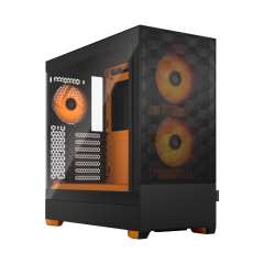 Корпус Fractal Design Pop Air RGB Orange TG Clear Tint