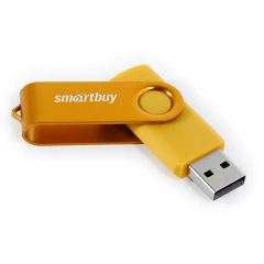 USB Flash накопитель 8Gb SmartBuy Twist Yellow (SB008GB2TWY)