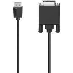 Кабель DisplayPort (M) - DVI (M), 1.5м, HAMA H-200713