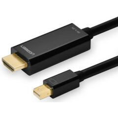 Кабель Mini DisplayPort - HDMI, 1.5м, UGREEN MD101
