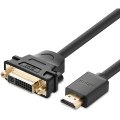Переходник HDMI (M) - DVI-I (F), 0.22м, UGREEN 20136