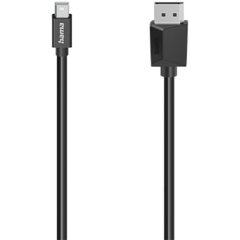 Кабель Mini DisplayPort (M) - DisplayPort (M), 1.5м, HAMA H-200710