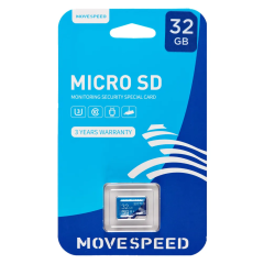 Карта памяти 32Gb MicroSD Move Speed FT300 (YS-T300-32GB)