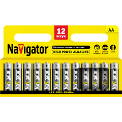 Батарейка Navigator (AA, 12 шт)