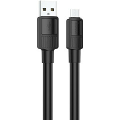 Кабель USB - microUSB, 1м, HOCO X84 Black (HC-70981)