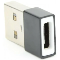Переходник USB A (M) - USB Type-C (F), Cablexpert A-USB2-AMCF-02