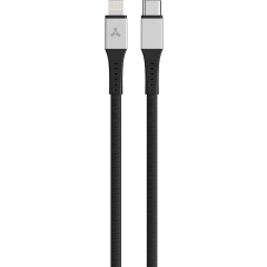 Кабель USB Type-C - Lightning, 2м, Accesstyle CL30-F200SS Black