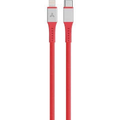 Кабель USB Type-C - Lightning, 2м, Accesstyle CL30-F200SS Red