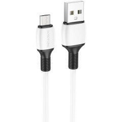 Кабель USB - microUSB, 1м, Borofone BX84 White