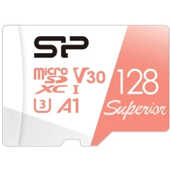 Карта памяти 128Gb MicroSD Silicon Power Superior (SP128GBSTXDV3V20)