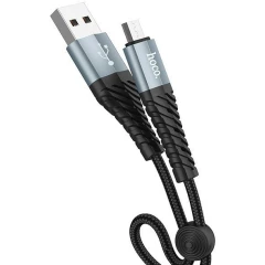 Кабель USB - microUSB, 1м, HOCO X38 Black (HC-10543)