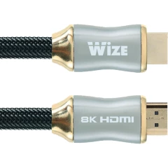 Кабель HDMI - HDMI, 1м, Wize WAVC-HDMI8K-1M