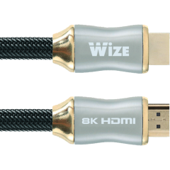 Кабель HDMI - HDMI, 2м, Wize WAVC-HDMI8K-2M