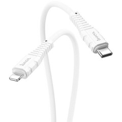 Кабель USB Type-C - Lightning, 1м, HOCO X67 White (HC-55797)