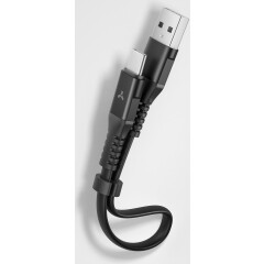 Кабель USB - USB Type-C, 0.3м, Accesstyle AC30-TF30 Black